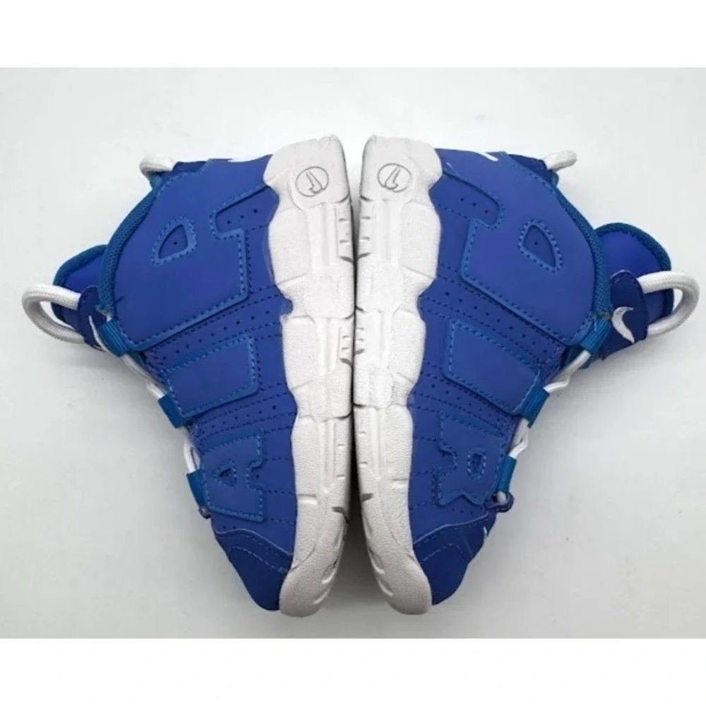 Nike Air More Uptempo GS Royal Blue White Sneakers Kids US 8C DM1027-400